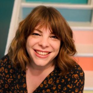 Becky Jarvis smiling radiantly